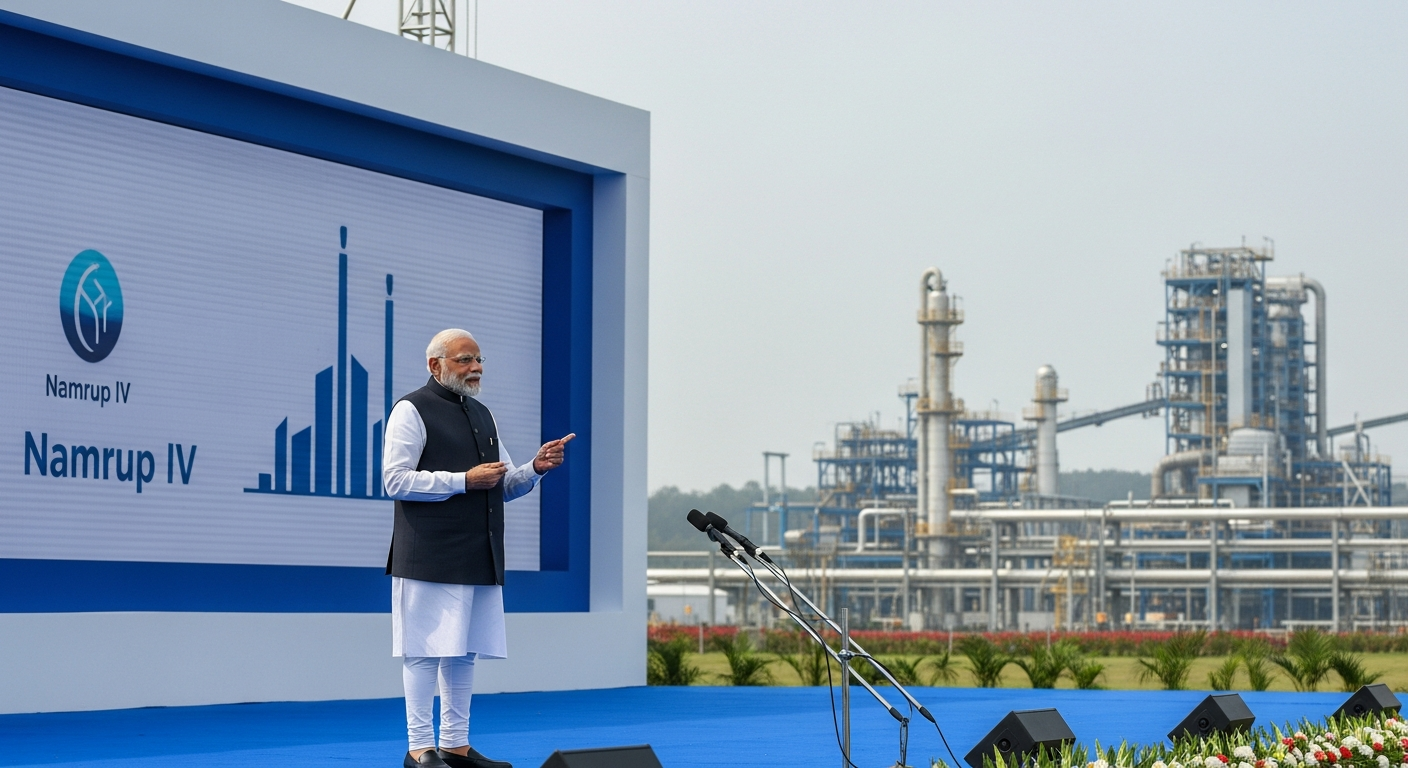 PM Modi Inaugurates Rs 8000 Crore Namrup Urea Plant in Assam