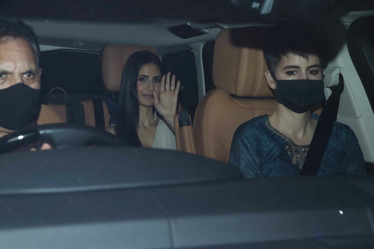 Katrina Kaif spotted in car on her way to Vicky Kaushal's house 