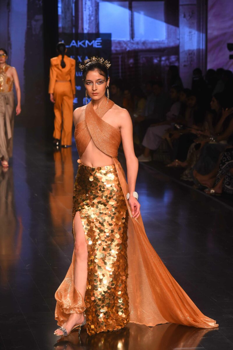 Collections by Nimrooha at FDCI X lakme Fashion week, 26 March. 