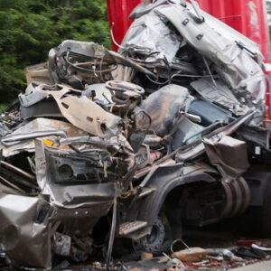 Pakistan Heavy truck fell on bus, 13 killed, 5 injured